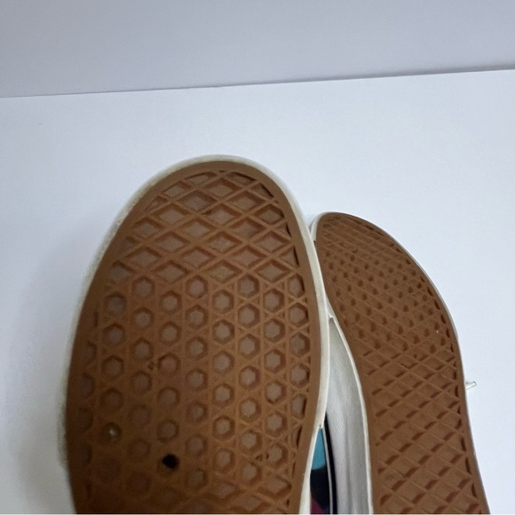 Vans Off the Wall Flashing Lights Multicolor Canvas Sneakers Women's Size 7 - Picture 13 of 13